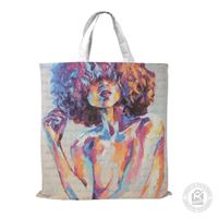 SHOPPING BAG IN COTONE